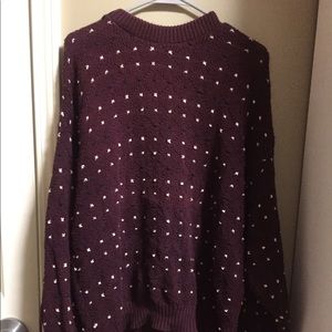 Vintage slouchy grandpa sweater